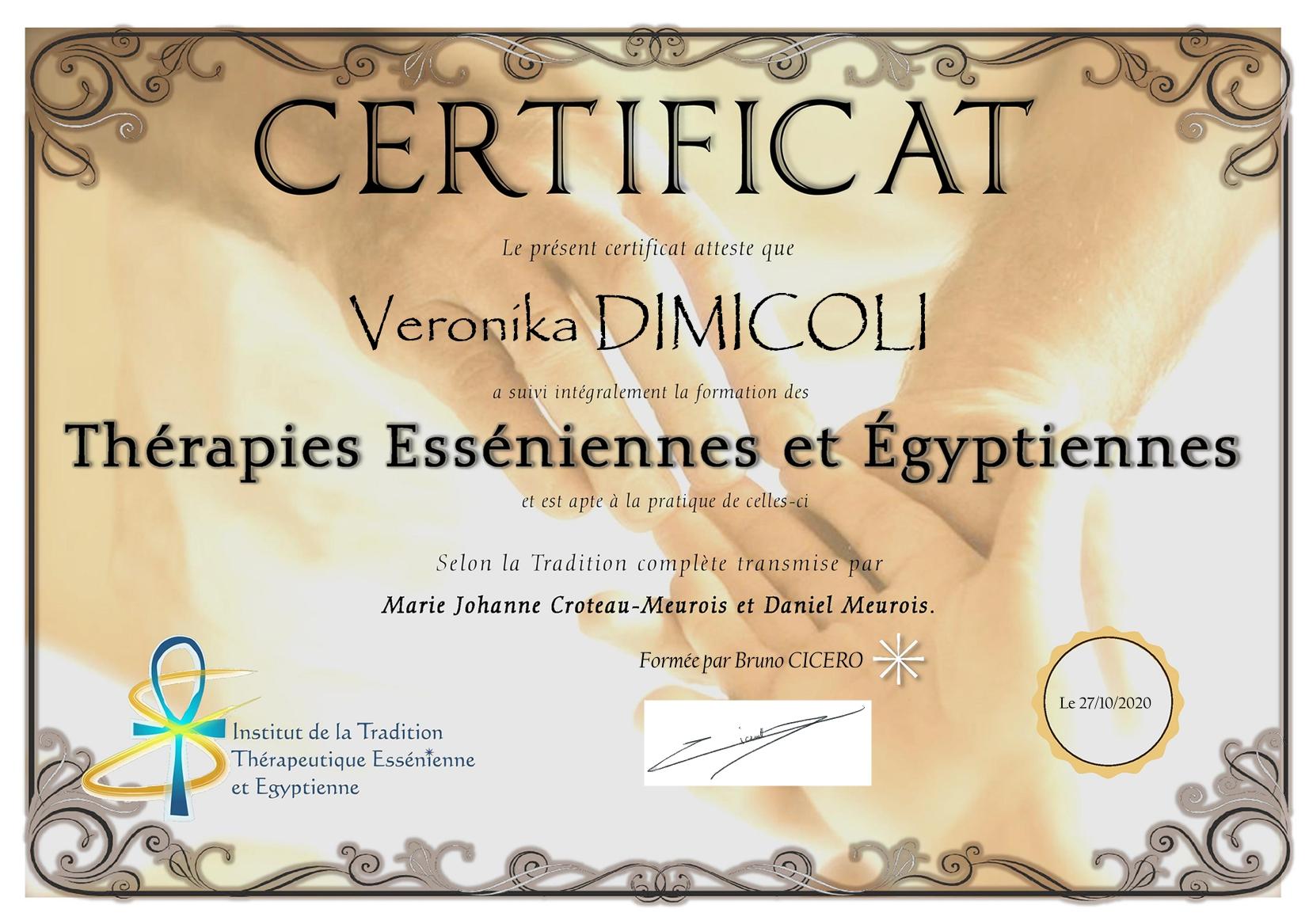 Veronika certificat therapies esseniennes page 0001